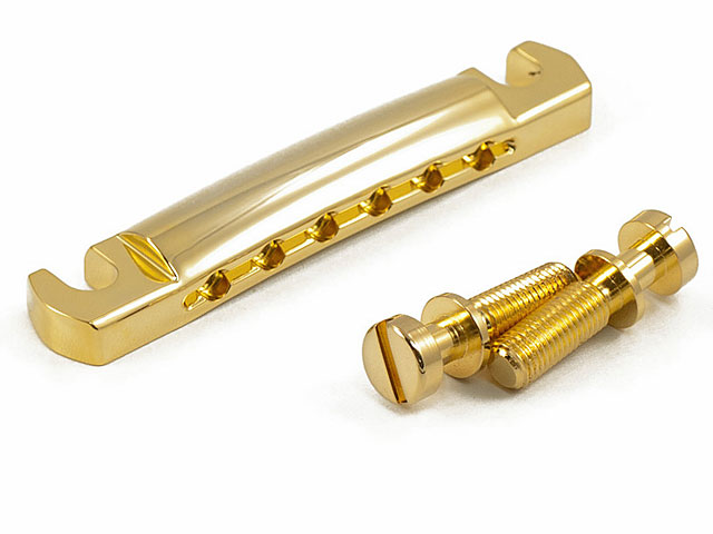 VINTAGE STANDARD STOP TAILPIECE / ZINC / Gold