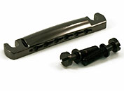 VINTAGE STANDARD STOP TAILPIECE / ZINC / Black