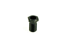 BUSHING THREADED HEX Black
