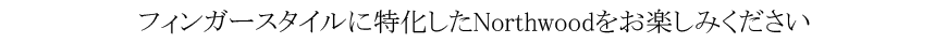フィンガースタイルに特化したNorthwoodをお楽しみください