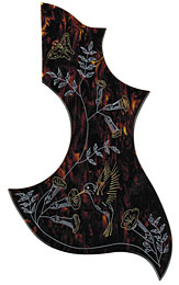 ハミングバードSP アクリル インレイ 彫刻入り