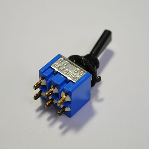 国産 ミニスイッチ ON-ON BK