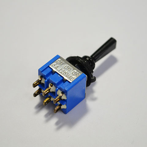 国産 ミニスイッチ ON-ON-ON BK